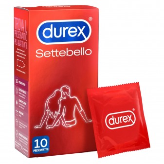 Preservativi Durex Settebello Supersottile - Scatola 10 Profilattici
