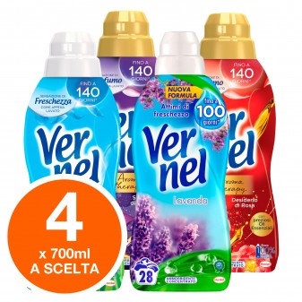 Vernel Ammorbidente Concentrato a Lunga Profumazione - Kit Composto