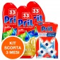 Immagine 1 - Kit 3 Mesi Pril Gold Sciogli Grasso e Pril Cura Lavastoviglie Duo - 3