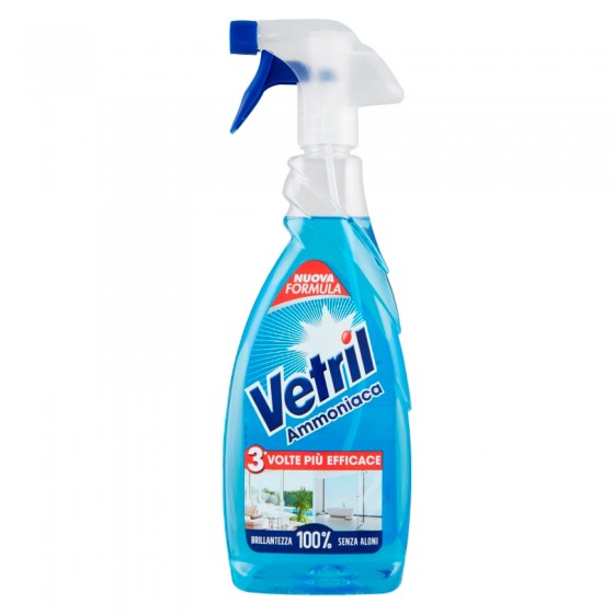 Vetril Ammoniaca Detergente Spray - Flacone da 650ml