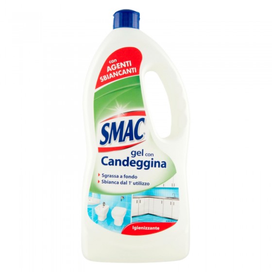 Smac Gel con Candeggina Igienizzante con Agenti Sbiancanti - Flacone