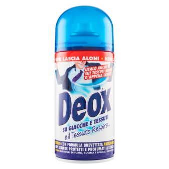 Deox Spray Deodorante per Giacche e Tessuti con Formula Antiodore -