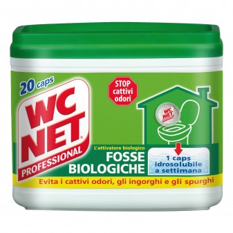 WC Net Professional Fosse Biologiche - Confezione da 20 Capsule
