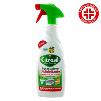 Citrosil Sgrassatore Spray Disinfettante con Essenze di Limone