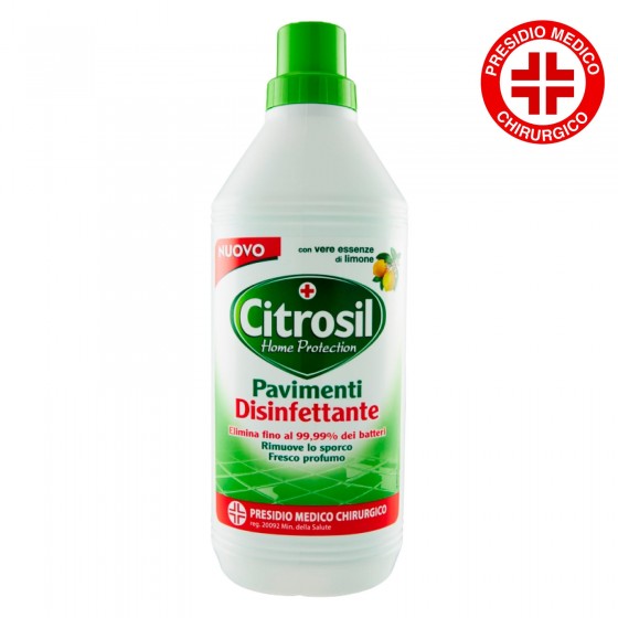 Citrosil Detergente Pavimenti Disinfettante con Essenze di Limone