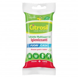 Citrosil Salviette Multisuperfici Igienizzanti Fuori Casa con Essenze