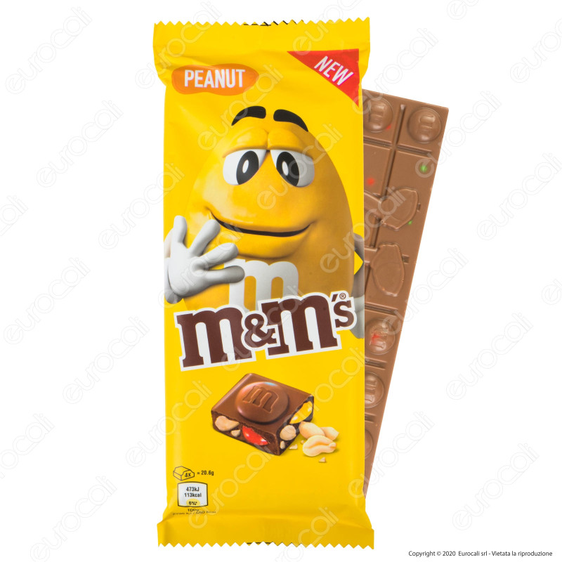 M&M's Peanut Tavoletta di Cioccolato al Latte con Confetti alle M&M's Peanut Tavoletta di Cioccolato al Latte con Confetti alle