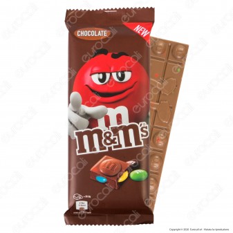 M&M's Chocolate Tavoletta di Cioccolato al Latte con Confetti al