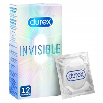 Preservativi Durex Invisible Ultra Sottile - Scatola 12 pezzi