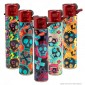 Immagine 1 - Accendini a Pietrina Maxi Prof Fantasia Red Skulls - Serie da 5