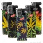 Immagine 1 - Accendini Turboflame Maxi Prof Fantasia Golden Leaves - Serie da 5