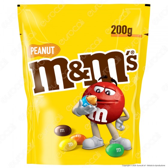 M&M's Peanut Tricolore Confetti con Arachidi Ricoperte di Cioccolato - Busta da 200g M&M's Peanut Tricolore Confetti con Arachidi Ricoperte di Cioccolato - Busta da 200g