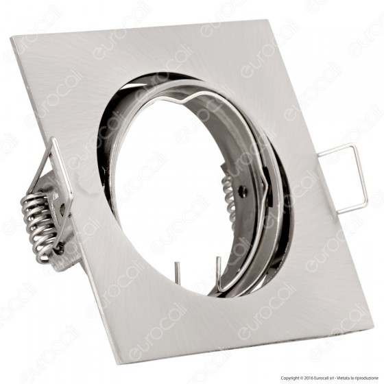 V-Tac VT-779SQ Portafaretto Orientabile Quadrato da Incasso per V-Tac VT-779SQ Portafaretto Orientabile Quadrato da Incasso per