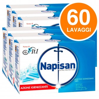 Napisan Additivo Igienizzante per Bucato - 6 Confezioni da 10 Tabs