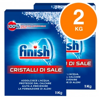 Finish Kit 2 Confezioni Cristalli di Sale 3 Brillasciuga Limone 3