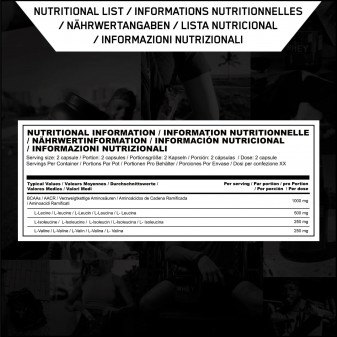 Optimum Nutrition Aminoacidi e Creatina Mega-Size BCAA 1000 Caps 400