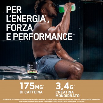 Optimum Nutrition Gold Standard Pre-Workout Energy Shot Limone e Lime