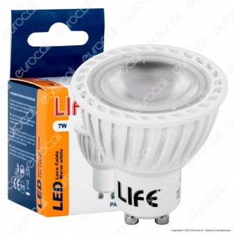 Life PAR16 Lampadina LED GU10 7W Faretto Spotlight