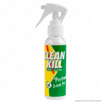 Clean Kill Flacone Vuoto per Insetticida Formato da Viaggio 98ml