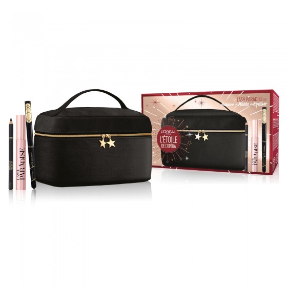 L'Oréal Paris L’Étoile de l’Opera Pochette con Mascara Lash Paradise Mini-Matita Le Kohl ed Eyeliner Superliner L'Oréal Paris L’Étoile de l’Opera Pochette con Mascara Lash Paradise Mini-Matita Le Kohl ed Eyeliner Superliner