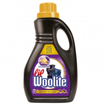 Woolite Lip Detersivo Liquido Capi Scuri per Lavatrice - Flacone da 1500 ml...