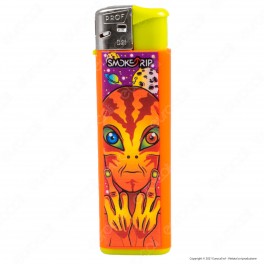 SmokeTrip Color Accendini Elettronici Fantasia Alien - Box da 50