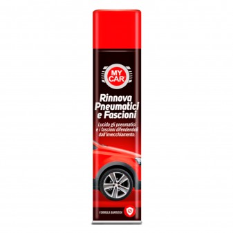My Car Rinnova Pneumatici e Fascioni Spray Formula Barriera - Flacone da 400 ml