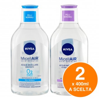 Nivea Micellair Acqua Micellare Extra Delicata Pelli Sensibili o Idratante...