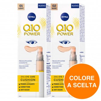 Nivea Q10 Power Eye Care Cushion 3in1 Primer Correttore Antirughe - Colore a...