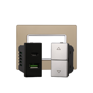 ETTROIT - Serie Solar - Compatibile BTicino Matix